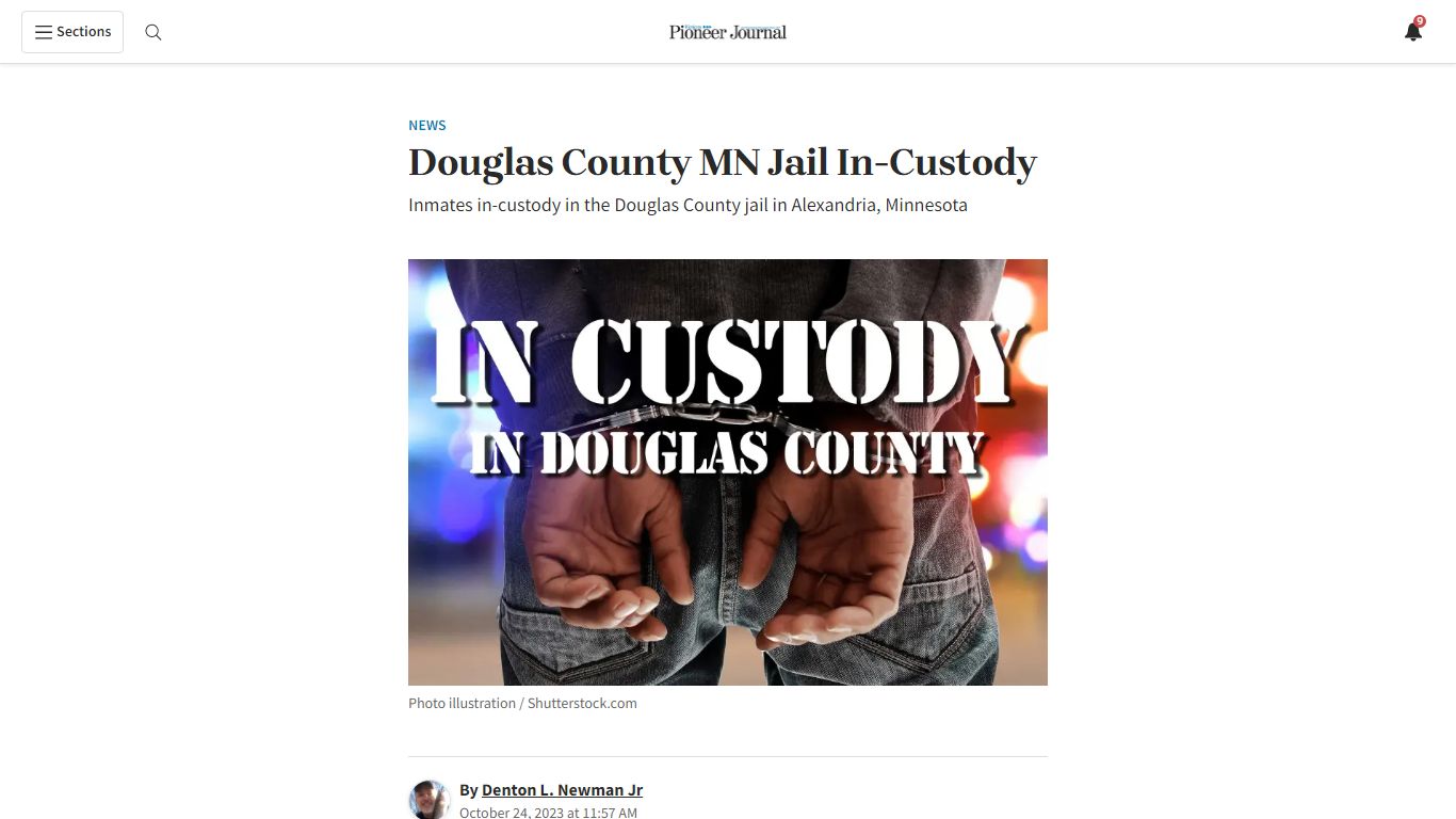 Douglas County MN Jail In-Custody - Wadena Pioneer Journal | News ...